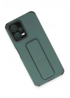 BFS Xiaomi Poco X5 5G Kılıf Mega Standlı Silikon - Yeşil