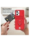 BFS  Xiaomi Poco X5 5G Kılıf Zuma Kartvizitli Yüzüklü Silikon - Siyah