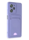 BFS  Xiaomi Poco X5 Pro 5G Kılıf Kelvin Kartvizitli Silikon - Lila