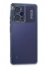 BFS  Xiaomi Poco X5 Pro 5G Kılıf  Lensli Silikon - Açık Mavi