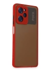 BFS  Xiaomi Poco X5 Pro 5G Kılıf Montreal Silikon Kapak - Kırmızı