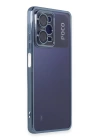 BFS  Xiaomi Poco X5 Pro 5G Kılıf Razer Lensli Silikon - Açık Mavi