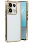 BFS Xiaomi Poco X6 Kılıf Lensli Silikon - Gold