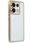 BFS Xiaomi Poco X6 Kılıf Lensli Silikon - Gold