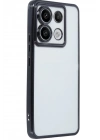 BFS Xiaomi Poco X6 Kılıf Lensli Silikon - Siyah