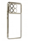 BFS  Xiaomi Poco X6 Pro Kılıf  Lensli Silikon - Gold