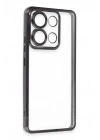 BFS Xiaomi Poco X6 Pro Kılıf Lensli Silikon - Siyah