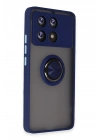 BFS  Xiaomi Poco X6 Pro Kılıf Montreal Yüzüklü Silikon Kapak - Lacivert