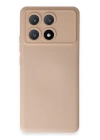 BFS  Xiaomi Poco X6 Pro Kılıf Nano içi Kadife Silikon - Pudra