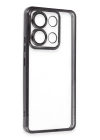 BFS  Xiaomi Poco X6 Pro Kılıf Razer Lensli Silikon - Siyah
