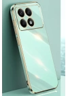 BFS  Xiaomi Poco X6 Pro Kılıf Volet Silikon - Açık Yeşil