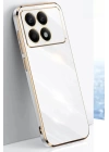 BFS Xiaomi Poco X6 Pro Kılıf Volet Silikon - Beyaz