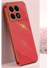 BFS  Xiaomi Poco X6 Pro Kılıf Volet Silikon - Kırmızı