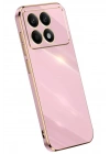 BFS  Xiaomi Poco X6 Pro Kılıf Volet Silikon - Pembe