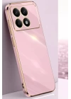 BFS Xiaomi Poco X6 Pro Kılıf Volet Silikon - Pembe