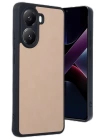 BFS  Xiaomi Poco X7 Pro Kılıf Aras Deri Kapak - Pudra