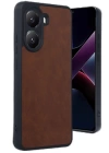 BFS  Xiaomi Poco X7 Pro Kılıf Aras Deri Kapak - Taba