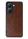 BFS  Xiaomi Poco X7 Pro Kılıf Aras Deri Kapak - Taba