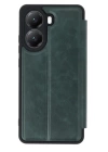 BFS  Xiaomi Poco X7 Pro Kılıf Flip Cover - Koyu Yeşil
