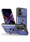 BFS  Xiaomi Poco X7 Pro Kılıf Pars Lens Yüzüklü Silikon - Lacivert