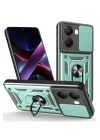 BFS  Xiaomi Poco X7 Pro Kılıf Pars Lens Yüzüklü Silikon - Yeşil