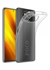 BFS  Xiaomi Pocophone X3 Kılıf Lüx Şeffaf Silikon