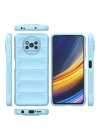 BFS Xiaomi Pocophone X3 Kılıf Optimum Silikon - Sky Blue
