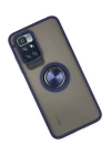 BFS  Xiaomi Redmi 10 2022 Kılıf Montreal Yüzüklü Silikon Kapak - Lacivert