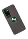 BFS  Xiaomi Redmi 10 2022 Kılıf Montreal Yüzüklü Silikon Kapak - Yeşil