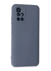 BFS  Xiaomi Redmi 10 2022 Kılıf Nano içi Kadife Silikon - Gri