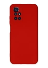 BFS  Xiaomi Redmi 10 2022 Kılıf Nano içi Kadife Silikon - Kırmızı