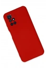 BFS  Xiaomi Redmi 10 2022 Kılıf Nano içi Kadife Silikon - Kırmızı
