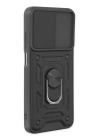 BFS  Xiaomi Redmi 10 2022 Kılıf Pars Lens Yüzüklü Silikon - Siyah