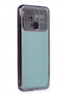 BFS Xiaomi Redmi 10C Kılıf Lensli Silikon - Mor