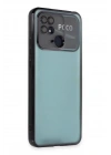 BFS Xiaomi Redmi 10C Kılıf Lensli Silikon - Siyah