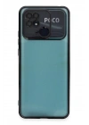 BFS Xiaomi Redmi 10C Kılıf Lensli Silikon - Siyah