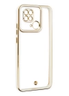 BFS  Xiaomi Redmi 10C Kılıf Liva Lens Silikon - Beyaz