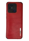 BFS  Xiaomi Redmi 10C Kılıf Loop Deri Silikon - Kırmızı
