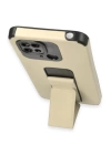 BFS  Xiaomi Redmi 10C Kılıf Mega Standlı Silikon - Gold