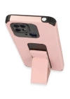 BFS  Xiaomi Redmi 10C Kılıf Mega Standlı Silikon - Pudra