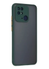 BFS  Xiaomi Redmi 10C Kılıf Montreal Silikon Kapak - Yeşil