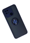 BFS  Xiaomi Redmi 10C Kılıf Montreal Yüzüklü Silikon Kapak - Lacivert