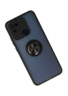 BFS  Xiaomi Redmi 10C Kılıf Montreal Yüzüklü Silikon Kapak - Siyah