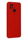 BFS  Xiaomi Redmi 10C Kılıf Nano içi Kadife Silikon - Kırmızı