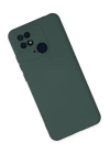 BFS  Xiaomi Redmi 10C Kılıf Nano içi Kadife Silikon - Koyu Yeşil
