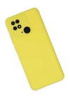 BFS  Xiaomi Redmi 10C Kılıf Nano içi Kadife Silikon - Sarı