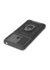 BFS  Xiaomi Redmi 10C Kılıf Pars Lens Yüzüklü Silikon - Siyah