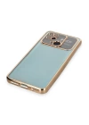 BFS  Xiaomi Redmi 10C Kılıf Razer Lensli Silikon - Gold