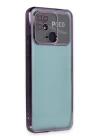 BFS  Xiaomi Redmi 10C Kılıf Razer Lensli Silikon - Mor