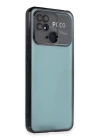BFS  Xiaomi Redmi 10C Kılıf Razer Lensli Silikon - Siyah